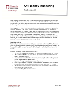 Producers Guide &ndash; General