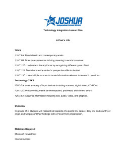 TEKS 110.7.8A 110.7.9B 110.7.12 110.7.12 110.7.13