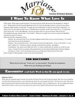 I Want To Know What Love Is