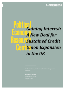 Credit Unions in the UK 15June-Final