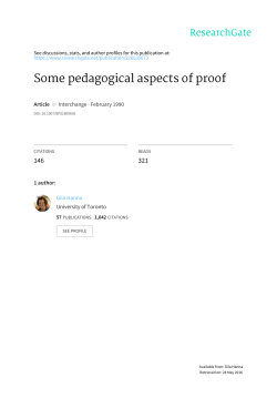 Some pedagogical aspects of proof