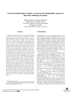 Towards Feasible Region Calculus: An End-to