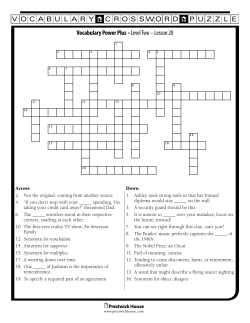 Lesson 20 - Prestwick House