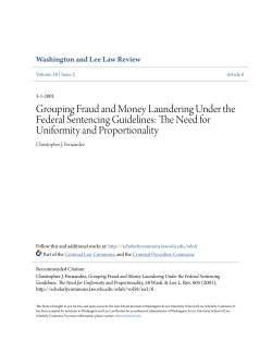 Grouping Fraud and Money Laundering Under the Federal