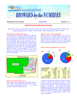 No. 2 - Broward County!