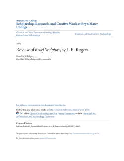 Review of Relief Sculpture, by LR Rogers