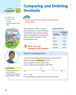 Tyler`s Comparison - English River School