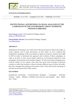 institutional advertising in spain