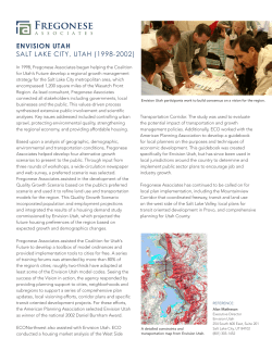 envision utah - Fregonese Associates
