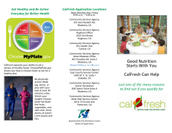 Eat Healthy and Be Active Everyday for a Better Health