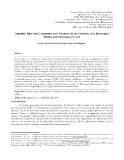 Full Text  - Journal of Economics and Development Studies