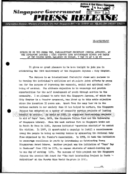 15-4/82/05/07 SPEECH BY MR TEO CHONG TEE