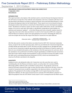 Connecticut State Data Center