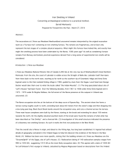 Iron Smelting in Vinland