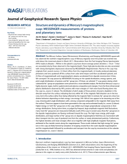 Structure and dynamics of Mercury`s magnetospheric cusp