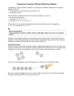 Calculations Policy Whole Document