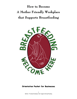become a "Mother Friendly Workplace"
