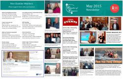 May 2015 - PORT HOPE CHAMBER OF COMMERCE