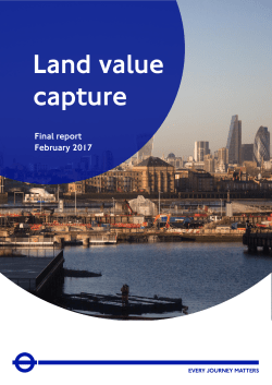 Land value capture