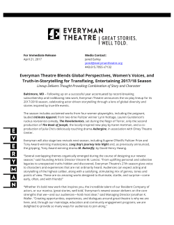 Everyman Theatre Blends Global Perspectives, Women`s Voices