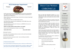 March 2013 - Australian Croatian Community Services