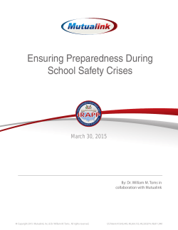 Ensuring Preparedness During School Safety Crises