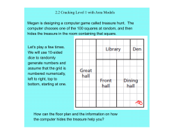 2.2 Cracking Level 1 with Area Models Megan is designing a