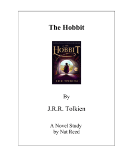 The Hobbit - Reed Novel Studies