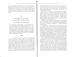 33 thomas cronin michael genovese