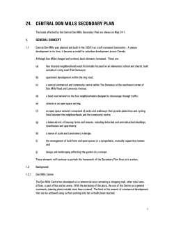 24. central don mills secondary plan