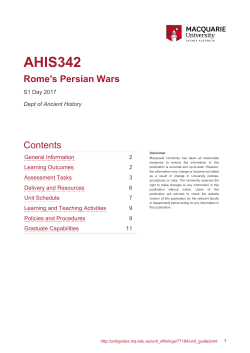 as PDF - Unit Guide