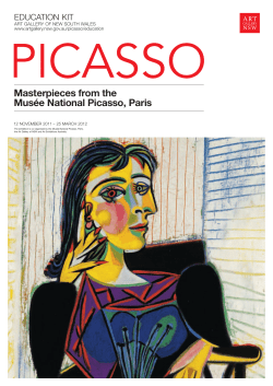 Masterpieces from the Mus&eacute;e National Picasso, Paris