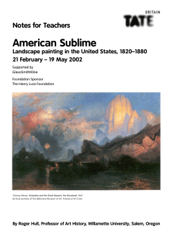 American Sublime