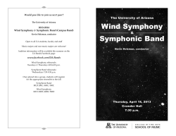 Wind Symphony Symphonic Band
