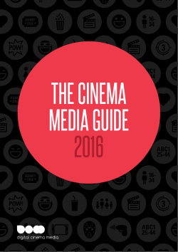 the cinema media guide 2016