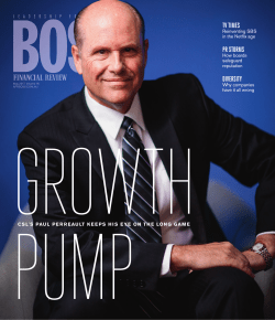 Growth Pump - CSL`s Paul Perreault keeps his eye on the long game