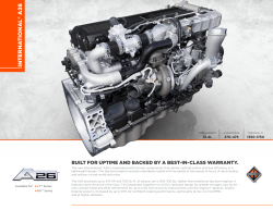 a26 specs - International Trucks