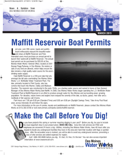 Maffitt Reservoir Boat Permits