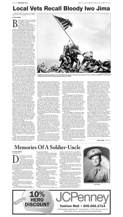 Local Vets Recall Bloody Iwo Jima