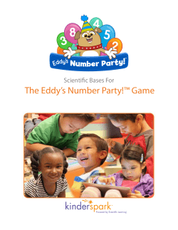 The Scientific Bases of the Eddy`s Number Party!&trade; Game
