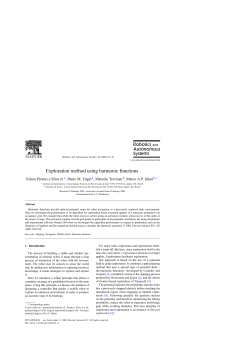 Exploration method using harmonic functions - Inf
