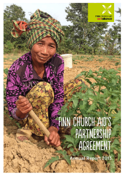 finn church aid`s partnership agreement