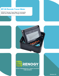 MT-50 Remote Tracer Meter