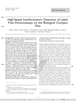 High-Speed Interferometric Detection of Label