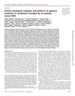 Distinct biological subtypes and patterns of genome evolution in