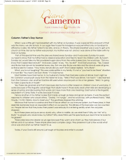 Column: Father`s Day Humor