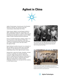 Agilent in China
