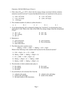 Sample Exam 4 F2006