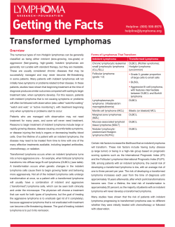 Getting the Facts - Lymphoma Research Foundation