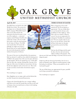 Bulletin - Oak Grove United Methodist Church
